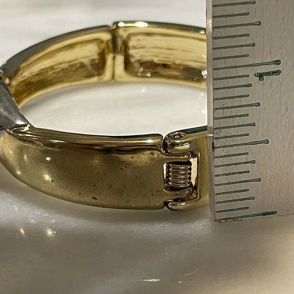 banana republic silver gold tone knot bracelet - Picture 7 of 8